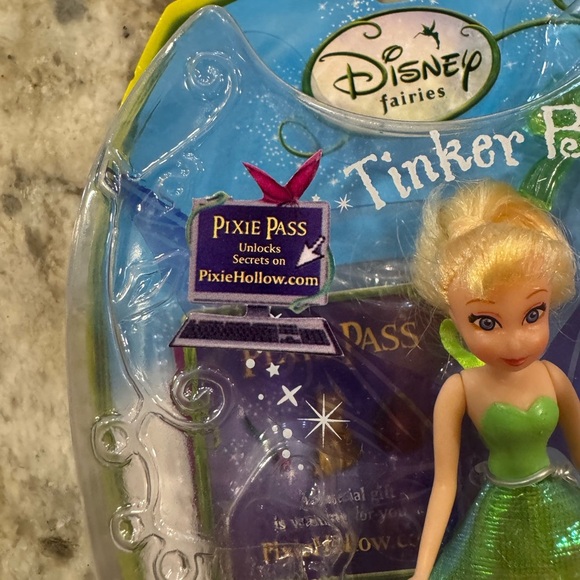 Disney Fairies Tinker Bell 3 1/2" Figure 2008 Playmates Toys New - Picture 2 of 5